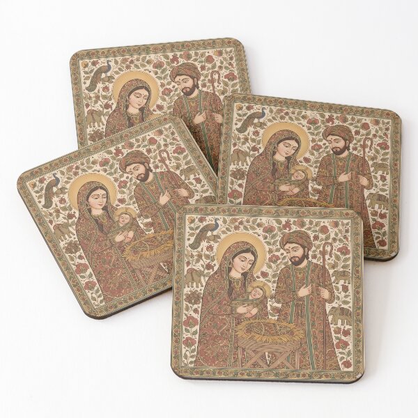 Item preview, “Kalamkari Nativity in Sacred Serenity” designed and sold by digisetumedia.