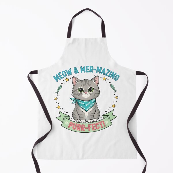 Item preview, Adorable Kitten with Mer-Mazing Purr-Fect Slogan designed and sold by THE-DAILY-DRIPS.