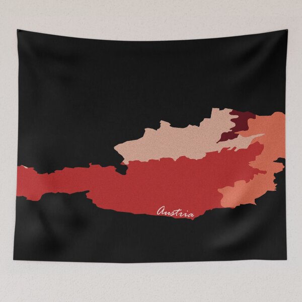 Item preview, Sketching Color Into the Earth - Austria designed and sold by AceMaps7.
