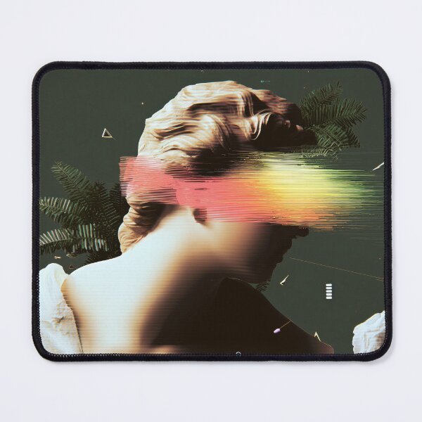 Item preview, Vaporwave Glitch Goddess – Neo Classical Statue Art designed and sold by nadrune.