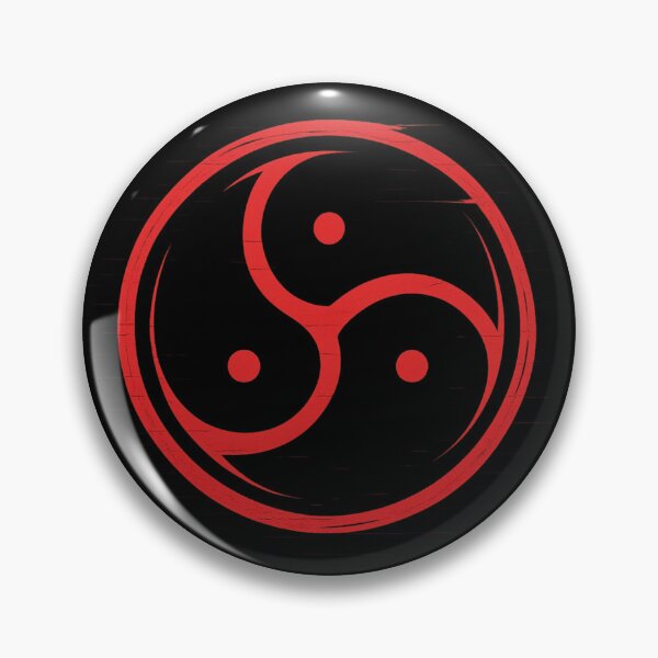 Item preview, Red Glitchcore BDSM Triskelion - Cyberpunk Kink Symbol Aesthetic designed and sold by JonathanP514.