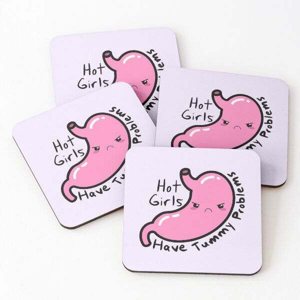 Item preview, Hot Girls Have Tummy Problems Kawaii Stomach designed and sold by Murrays Designs.