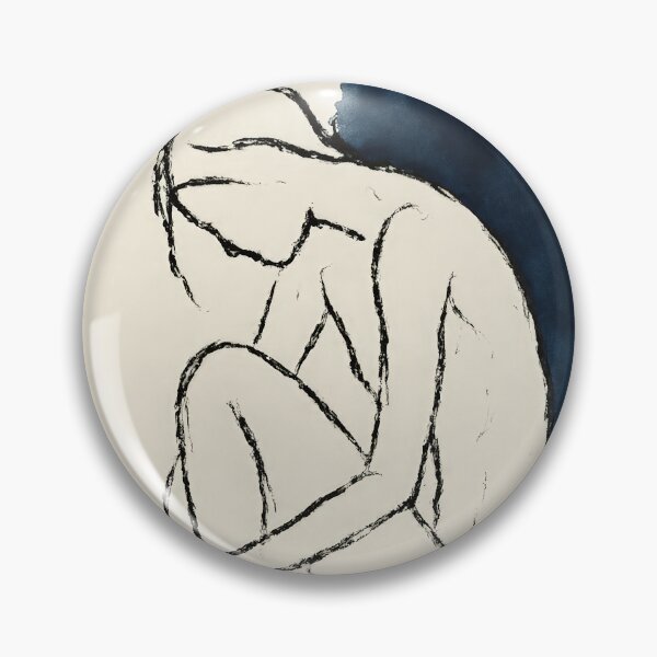 Item preview, Curled Figure Depression Solitude Art designed and sold by Cine8.