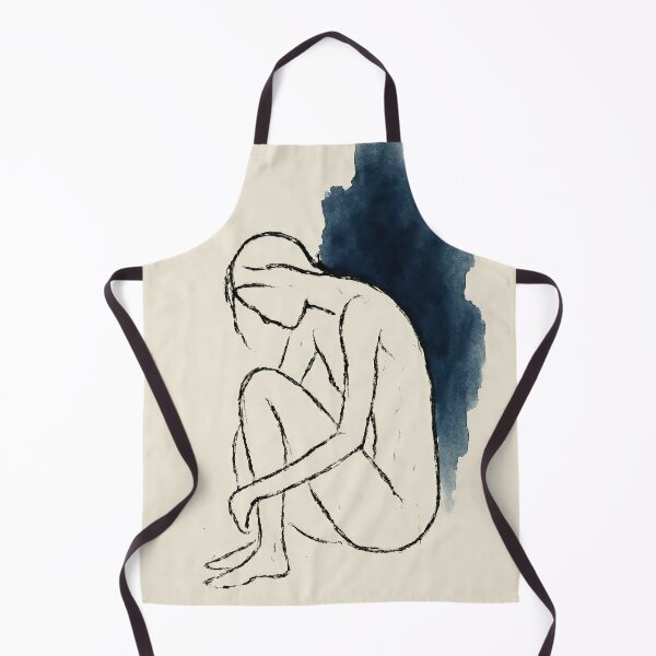 Item preview, Curled Figure Depression Solitude Art designed and sold by Cine8.