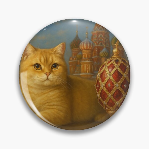 Item preview, Golden Diuss & Fabergé – Imperial Russian Fantasy Cat Art designed and sold by LovelyCatGalaxy.