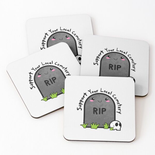 Item preview, Support Your Local Cemetery Dark Humor designed and sold by Murrays Designs.