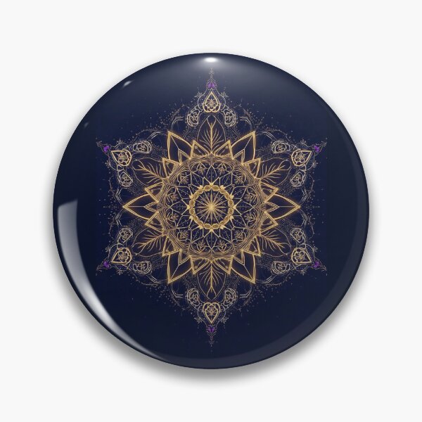 Item preview, Celestial Aura Mandala – Golden Radiance Alignment designed and sold by ArtivaNest.