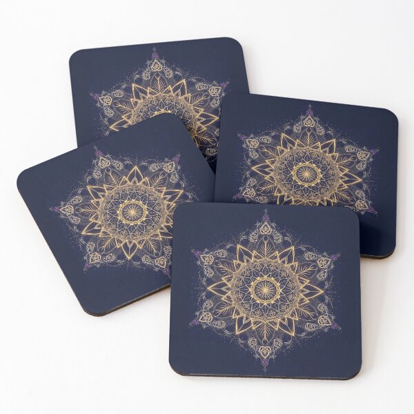 Item preview, Celestial Aura Mandala – Golden Radiance Alignment designed and sold by ArtivaNest.