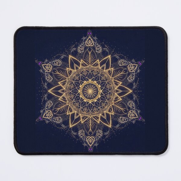 Item preview, Celestial Aura Mandala – Golden Radiance Alignment designed and sold by ArtivaNest.
