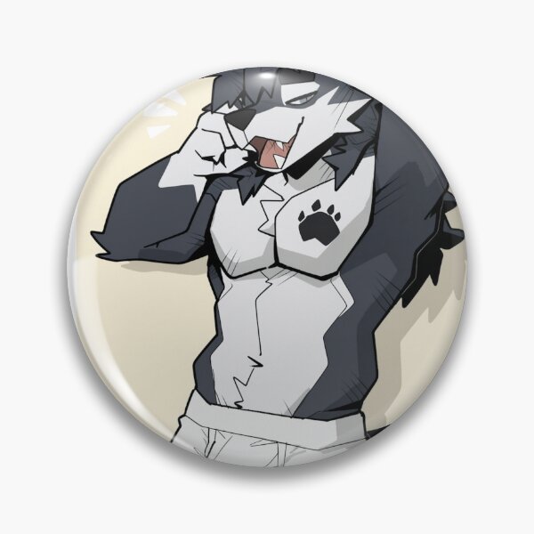 Item preview, Relaxed Grey Wolf Hunk In White Boxers designed and sold by KaMow.