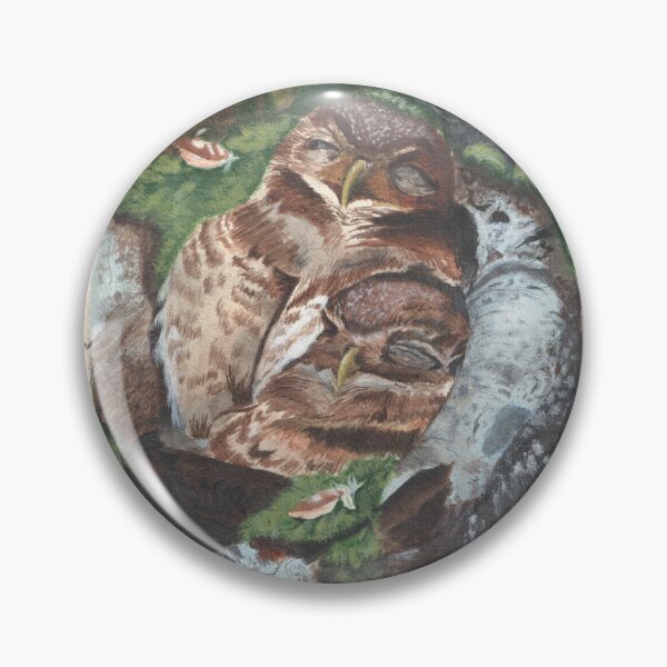 Item preview, Hibernating owlets designed and sold by NiluarArts.