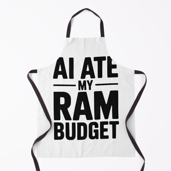 Item preview, AI Ate my RAM Budget designed and sold by Frank Ring.