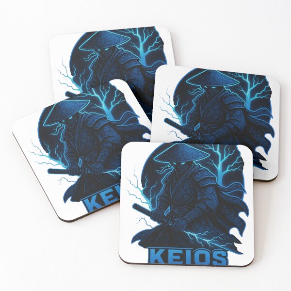 Item preview, Lightning Ronin – Warrior of Blue Storms designed and sold by Keios Cool Apparel.
