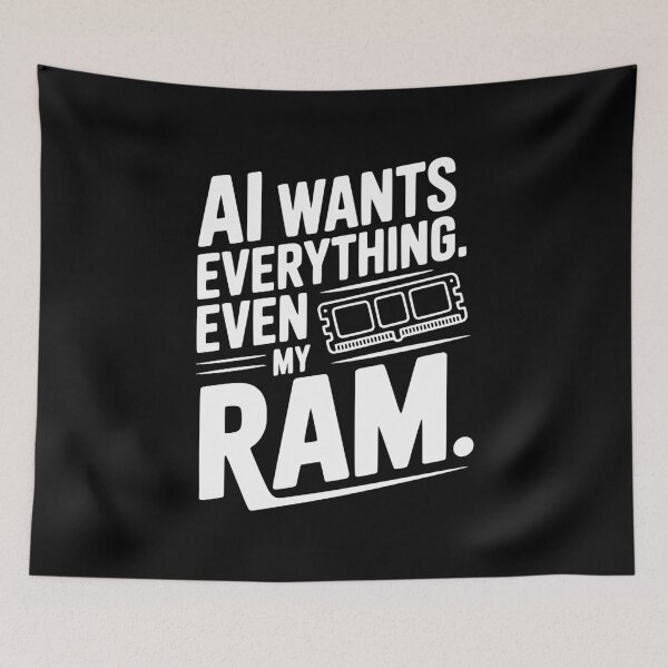 Item preview, AI Wants Everything. Even my RAM. designed and sold by Frank Ring.