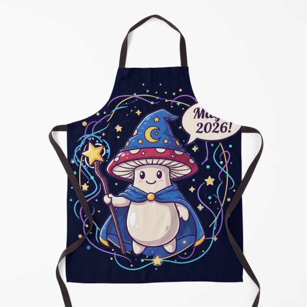 Item preview, Mushroom wizard saying ‘Magic 2026!’  designed and sold by COYOTE.
