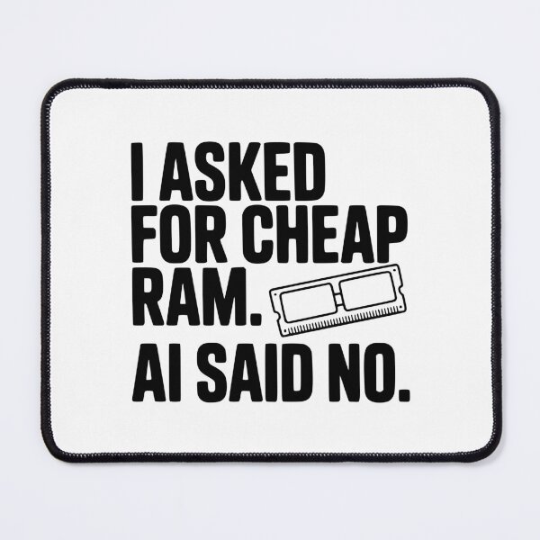 Item preview, I Asked for Cheap RAM. AI Said No. designed and sold by Frank Ring.