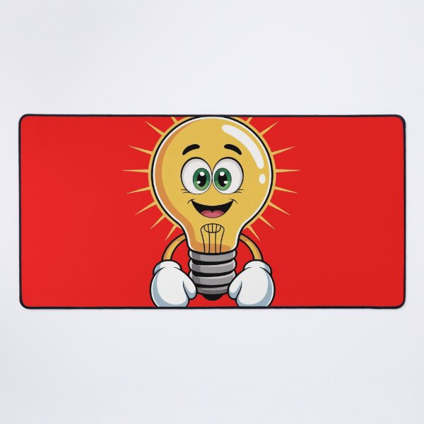 Item preview, Comic-Style Animated Lightbulb Character Watching a Boxing Fight – Fun Cartoon Design designed and sold by TeeVibeHaus.