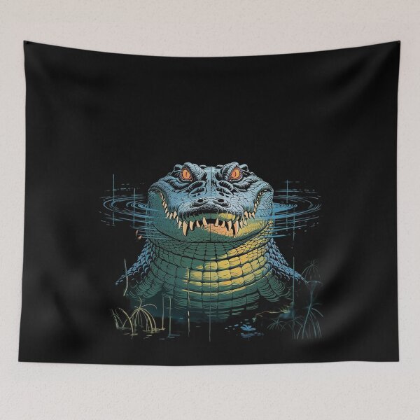 Item preview, Crocodile Alligator Animal Illustration 1  designed and sold by PowAcademy.