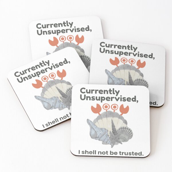 Item preview, Unsupervised Shell Collector – Funny Crab Beach T-Shirt designed and sold by bobparduephoto.