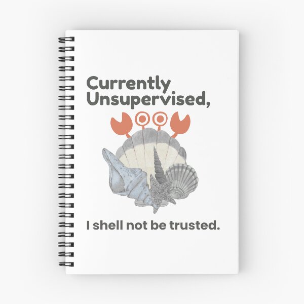 Item preview, Unsupervised Shell Collector – Funny Crab Beach T-Shirt designed and sold by bobparduephoto.