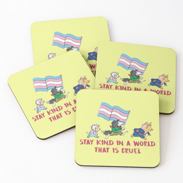 Item preview, Stay kind in a world that is cruel (trans) designed and sold by remerasnerdas.