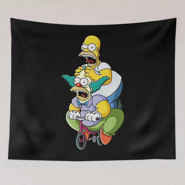 Item preview, Krusty the Clown and Homer Simpson Essential  designed and sold by kiaray5454.