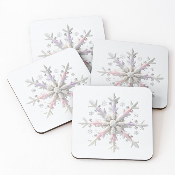 Item preview, Pearl Frost Snowflake • Winter Aesthetic Art designed and sold by EtherealMoodboard.