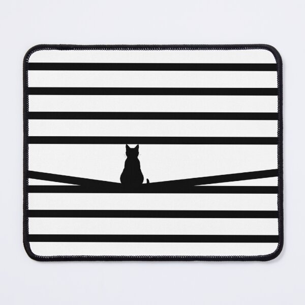 Item preview, Minimalist Cat Silhouette in Black and White Blinds - Modern Pet Lover Art designed and sold by DeeLulu.