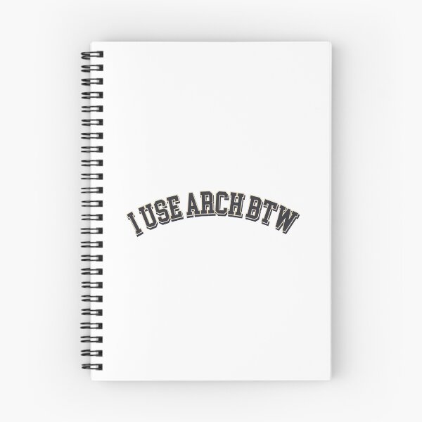 Item preview, I use arch btw designed and sold by stillshade.