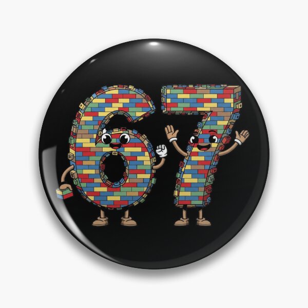 Item preview, Joyful Numbers with Blocks – Six Seven Trend Kids Illustration designed and sold by Design_Your_Day.