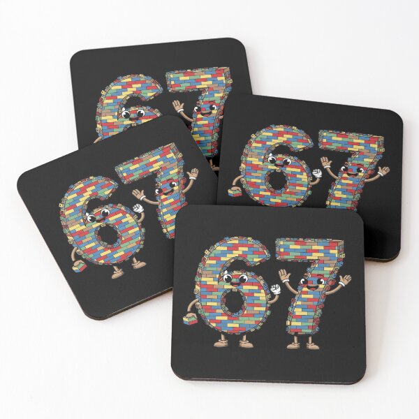 Item preview, Joyful Numbers with Blocks – Six Seven Trend Kids Illustration designed and sold by Design_Your_Day.