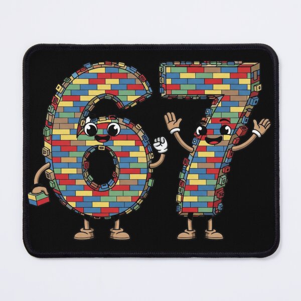 Item preview, Joyful Numbers with Blocks – Six Seven Trend Kids Illustration designed and sold by Design_Your_Day.