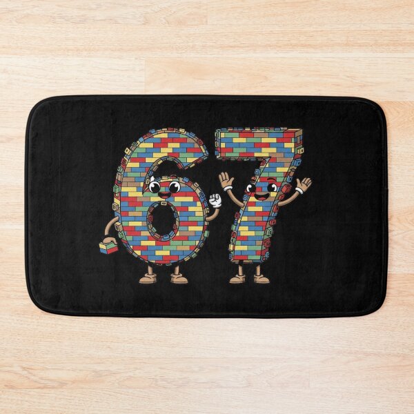 Item preview, Joyful Numbers with Blocks – Six Seven Trend Kids Illustration designed and sold by Design_Your_Day.