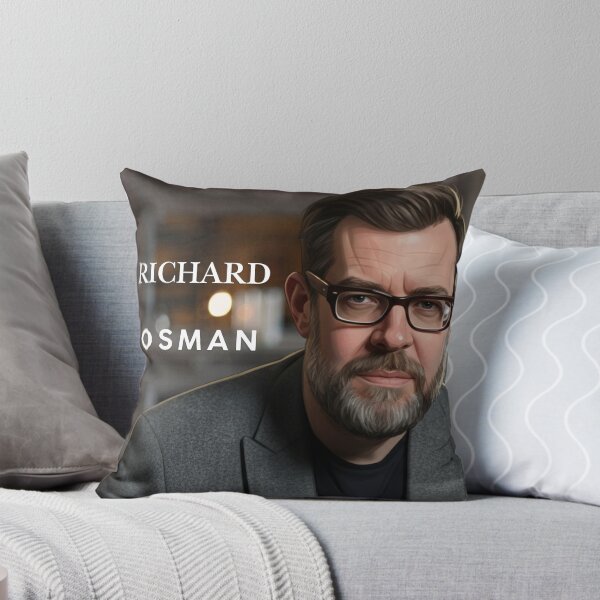 Item preview, Richard Osman Minimalist Portrait T-Shirt – British TV Personality,celebrity portrait. designed and sold by I​ AM​ O.J.A ..