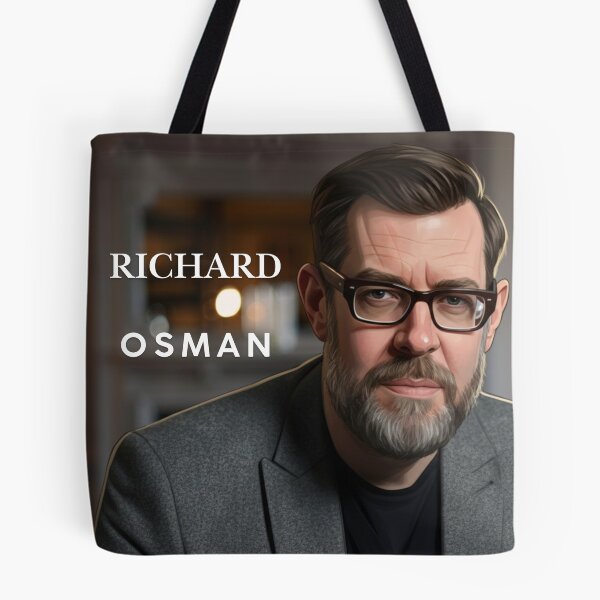 Item preview, Richard Osman Minimalist Portrait T-Shirt – British TV Personality,celebrity portrait. designed and sold by I​ AM​ O.J.A ..