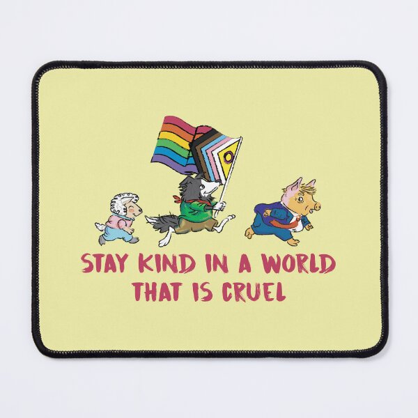 Item preview, Stay kind in a world that is cruel (lgbt) designed and sold by remerasnerdas.