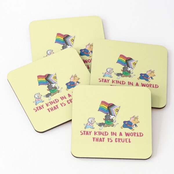 Item preview, Stay kind in a world that is cruel (lgbt) designed and sold by remerasnerdas.
