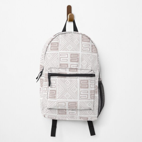 Item preview, Square - Linear Legacy - white tan designed and sold by Stephanie Fiona Design.