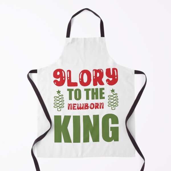 Item preview, Glory To The Newborn King - Classic Christmas Hymn Quote designed and sold by FuzionRaptor.