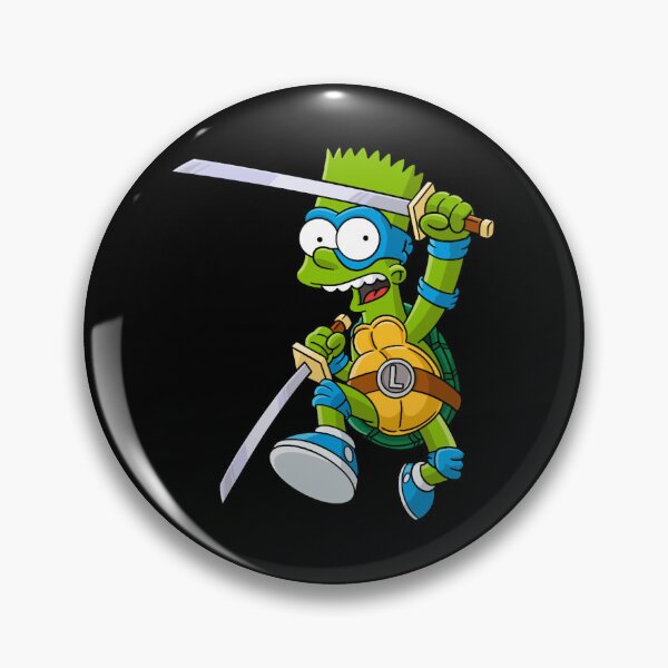 Item preview, Ninja Turtle Bart - TMNT - SIMPSONS Essential designed and sold by kiaray5454.