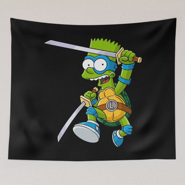 Item preview, Ninja Turtle Bart - TMNT - SIMPSONS Essential designed and sold by kiaray5454.