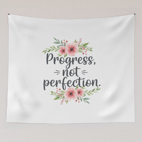 Item preview, Progress Not Perfection designed and sold by DraftNDreamShop.