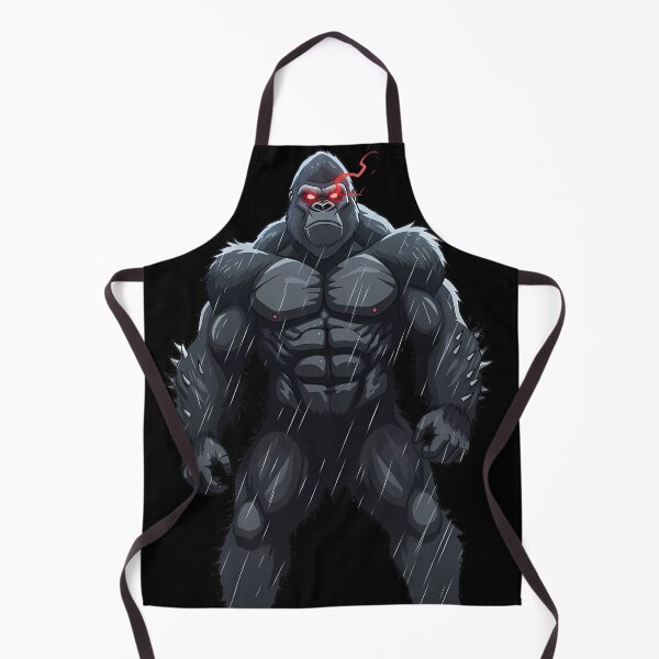 Item preview, King Gorilla Fierce in the Rain KONG designed and sold by Ayiyi Shop.