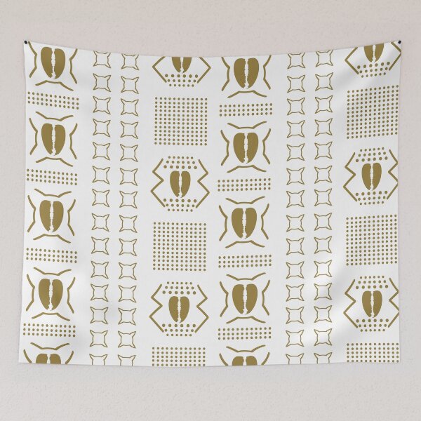 Item preview, African Bogolan Tribal Fabric Pattern designed and sold by Wolagno.