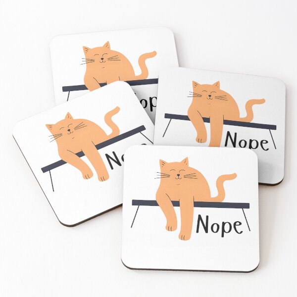 Item preview, The cat says Nope designed and sold by Itstimetorelax.