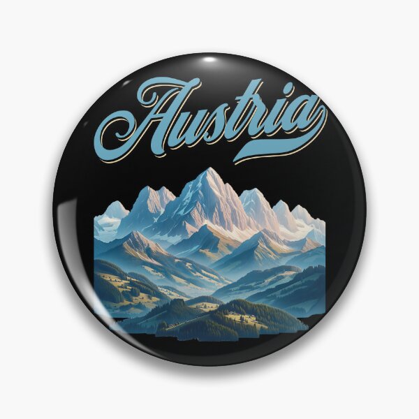 Item preview, Beautiful Austrian design with mountains designed and sold by ReneMM.