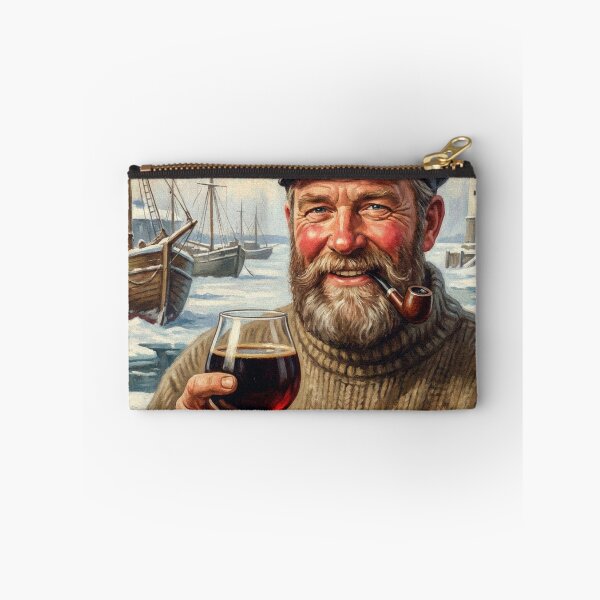 Item preview, BALTIC PORTER COLDER OUTSIDE WARMER INSIDE Vintage 1950s Nordic Fisherman Poster designed and sold by Cozy-Old-Pub.