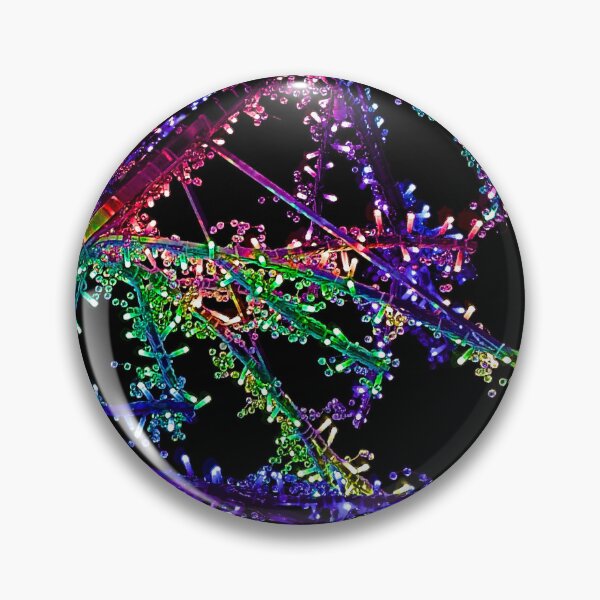 Item preview, Rainbow Christmas Tree Lights Abstract Close-Up designed and sold by RigidFascia.