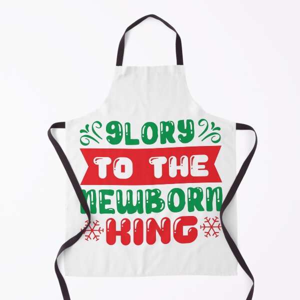 Item preview, Glory To The Newborn King - Classic Religious Christmas Slogan designed and sold by FuzionRaptor.