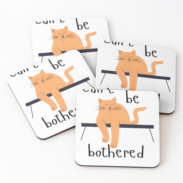 Item preview, Cat who can't be bothered designed and sold by Itstimetorelax.